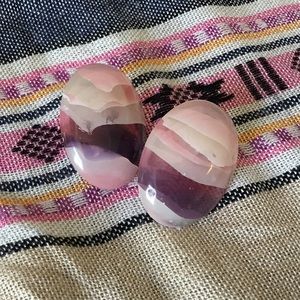 Vintage acrylic earrings